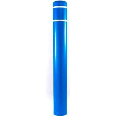 POST GUARD Post Guard¬Æ Bollard Cover, 7" Dia. x 52"H, Blue W/ White Tape,  7X52BLUW